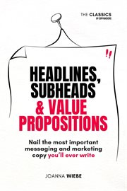 Headlines, Subheads & Value Propositions cover image cdn