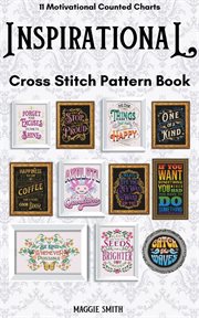 Inspirational and Motivational Cross Stitch Pattern Book cover image cdn