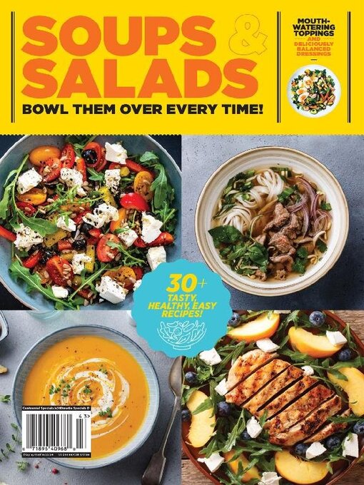 Soups & salads - bowl them over every time! cover image cdn