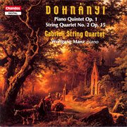 Dohnànyi : String Quartet No. 2 In D-Flat Major & Piano Quintet In C Minor cover image cdn
