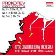 Prokofiev : Piano Concertos Nos. 1, 4 & 5 cover image cdn