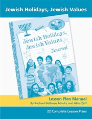 Jewish Holidays Jewish Values Lesson Plan Manual cover image cdn