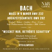 Bach : Mass in B Minor BWV 232; Hochzeitscantate BWV 202, "Weichet nur, betrübte Schatten" cover image cdn
