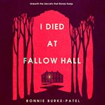I Died At Fallow Hall cover image cdn