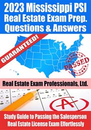 2023 Mississippi PSI Real Estate Exam Prep Questions & Answers : Study Guide to Passing the Salesper cover image cdn