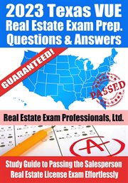 2023 Texas VUE Real Estate Exam Prep Questions & Answers : Study Guide to Passing the Salesperson cover image cdn