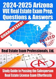 2024-2025 Arizona VUE Real Estate Exam Prep Questions & Answers : Study Guide to Passing the Sales cover image cdn