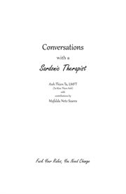 Conversations with a Sardonic Therapist : Fuck Your Rules, You Need Change cover image cdn