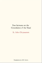 Two Sermons on the Consolation of the Dead cover image cdn