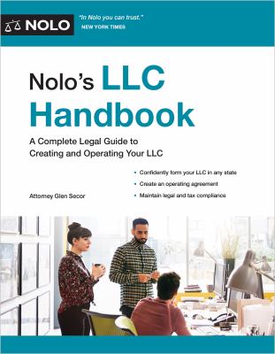 Nolo's LLC handbook : a complete legal guide to creating and operating your LLC  cover image cdn