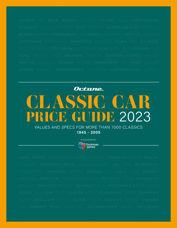 Octane Classic Car Price Guide cover image cdn