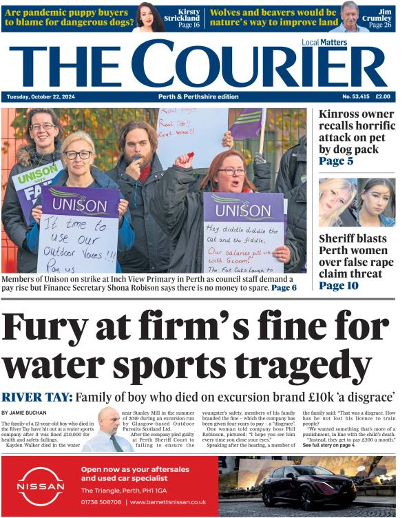 The Courier & Advertiser (Perth and Perthshire Edition) cover image cdn