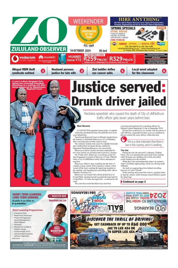 Zululand Observer - Weekender cover image cdn