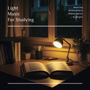 Light Music For Studying : Healing Atmosphere Piano Music At Night cover image cdn