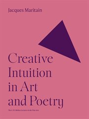 Creative Intuition in Art and Poetry : Bollingen cover image cdn