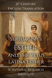 Septuagint's Esther and the Vetus Latina Esther cover image cdn