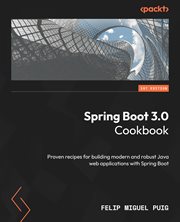 Spring Boot 3.0 Cookbook cover image cdn