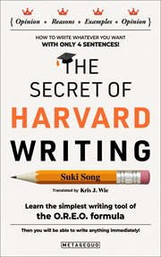 The Secret of Harvard Writing cover image cdn