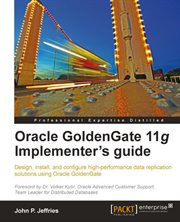 Oracle Goldengate 11g Implementer's Guide cover image cdn