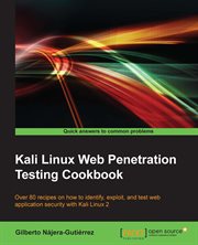 Kali Linux Web Penetration Testing Cookbook cover image cdn