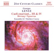 Lentz: 'caeli Enarrant...' Iii and Iv / Birrung / Nguurraa cover image cdn