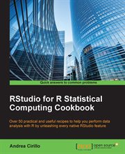 Rstudio for R Statistical Computing Cookbook cover image cdn
