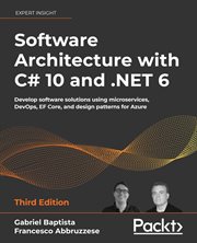 Software Architecture With C# 10 and .net 6 - Third Edition cover image cdn
