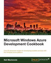 Microsoft Windows Azure Development Cookbook cover image cdn