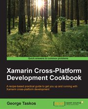 Xamarin Cross-platform Development Cookbook cover image cdn