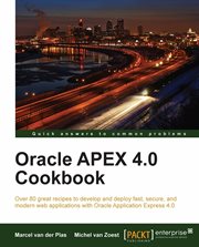 Oracle Apex 4.0 Cookbook cover image cdn