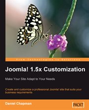 Joomla! 1.5x Customization: Make Your Site Adapt to Your Needs cover image cdn