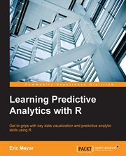 Learning Predictive Analytics With R cover image cdn