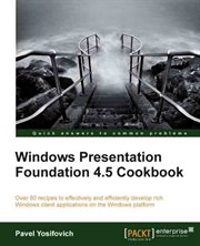 Windows Presentation Foundation 4.5 Cookbook cover image cdn