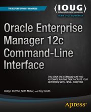 Oracle Enterprise Manager 12c Command-Line Interface cover image cdn