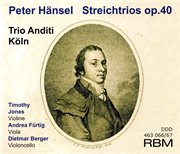 Peter Hänsel: String Trios Op. 40 cover image cdn