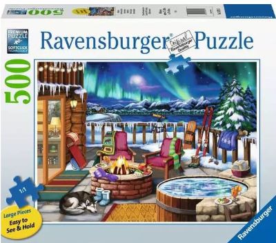 Northern lights jigsaw puzzle [500 large pieces] cover image cdn