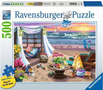 Cabana retreat jigsaw puzzle [500 large pieces] cover image cdn