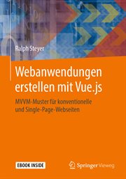 Webanwendungen Erstellen MIT Vue.js : Mvvm-muster Für Konventionelle Und Single-page-webseiten cover image cdn