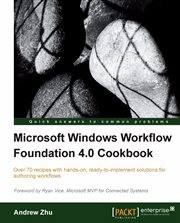 Microsoft Windows Workflow Foundation 4.0 Cookbook cover image cdn