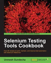 Selenium Testing Tools Cookbook cover image cdn