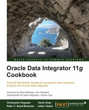 Oracle Data Integrator 11G Cookbook cover image cdn