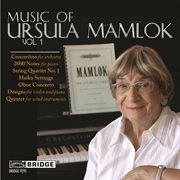 Music Of Ursula Mamlok, Vol. 1 cover image cdn
