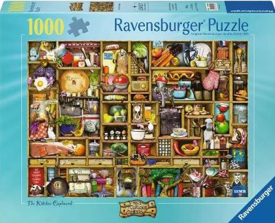 The kitchen cupboard jigsaw puzzle [1000 pieces] cover image cdn