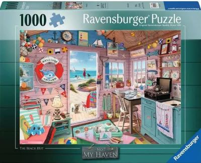 The beach hut jigsaw puzzle cover image cdn