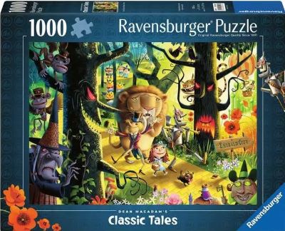 Lions & tigers & bears, oh my! jigsaw puzzle [1000 pieces] cover image cdn