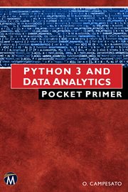 Python 3 and Data Analytics Pocket Primer cover image cdn