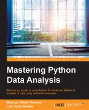 Mastering Python Data Analysis cover image cdn