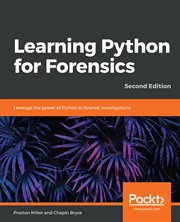 Learning Python for Forensics cover image cdn