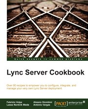Lync Server Cookbook cover image cdn
