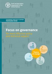 Focus on Governance for More Effective Policy and Technical Support: Governance and Policy Suppor cover image cdn